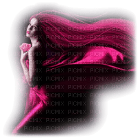 charmille _ femme en rose - besplatni png