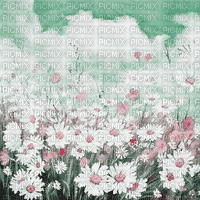 soave background animated vintage field fowers - 無料のアニメーション GIF