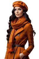 Woman. Fall. Autumn. Winter. Leila - δωρεάν png