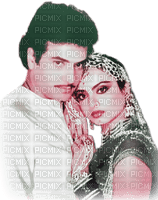 soave bollywood actor couple pink green - gratis png