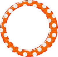 Circle.Frame.Orange - ilmainen png