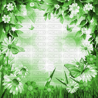 Y.A.M._Spring background green - png gratuito