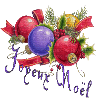 joyeux Noël - Бесплатный анимированный гифка