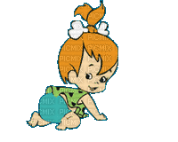 MMarcia  gif Flintstones Pedrita Bam Bam - Animovaný GIF zadarmo