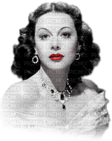 soave woman vintage face hedy lamarr black white - 無料png