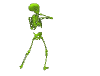 Kaz_Creations Funny Animated Skeleton - Gratis animerad GIF