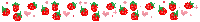 tiny strawberries - GIF animé gratuit