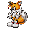 tails peace sign