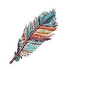 Feather in the wind - Animovaný GIF zadarmo