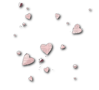 hearts scrap pink - 免费PNG