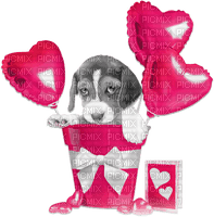 soave deco valentine heart balloon animals dog - besplatni png