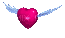 flying heart - 免费动画 GIF
