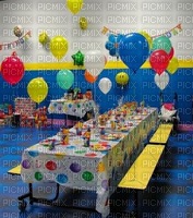 Birthday party background - nemokama png
