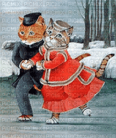 cats dress up bp - GIF animado grátis