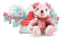 soave deco christmas branch bear deco toy - бесплатно png
