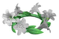 White Lily Crown - ücretsiz png