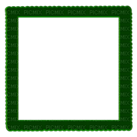 green frame, cadre vert - ilmainen png