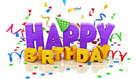Kaz_Creations Text Happy Birthday - nemokama png