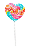 Heart.Lollipop.Rainbow - nemokama png