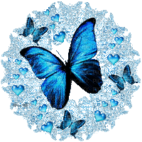 couronne papillon - Zdarma animovaný GIF