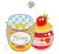 honey and jam pixel art - 免费PNG