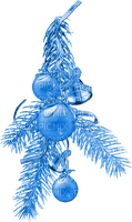 Winter.Christmas.Cluster.Blue - zdarma png