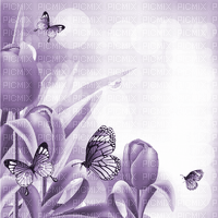 Y.A.M._Spring Summer background  purple - 無料png