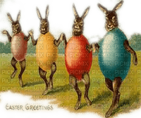 vintage easter bunny vintage lapin paques - png gratis