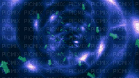 Blue Wormhole - GIF animado grátis