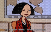 Jane Lane from Daria some place to go - 免费动画 GIF