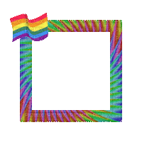 Small Rainbow Frame