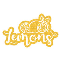 Lemon Text - Bogusia - gratis png