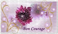 Bon Courage Fleur - Free PNG