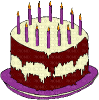 gâteau - GIF animé gratuit