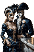 loly33 couple carnaval - png gratuito