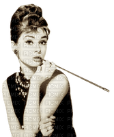 Audrey Hepburn sepia - ilmainen png