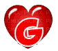 Gif lettre Coeur-G- - GIF animé gratuit