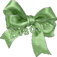 noeud bisous vert - Ücretsiz animasyonlu GIF