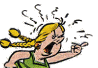 femme dans asterix - GIF เคลื่อนไหวฟรี
