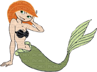 Kim Possible as a mermaid - png gratis