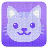 purple cat icon emoji emojikitchen - png grátis