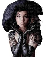 gothic woman in black by nataliplus - PNG gratuit