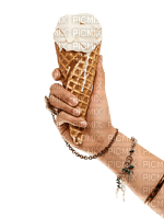 MMarcia mão sorvete - ücretsiz png