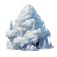winter deco snow scenery rox - бесплатно png