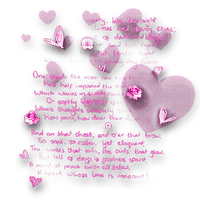 Text Flowers Pink - безплатен png