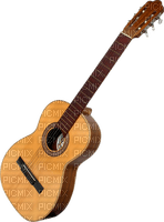 Brown Guitar - ilmainen png