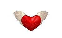 Winged Heart - Darmowy animowany GIF