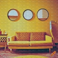 Yellow Living Room - PNG gratuit