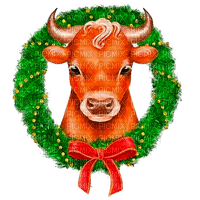 Y.A.M._New year cow - фрее пнг