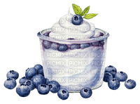 blueberry yogurt Bb2 - Free PNG